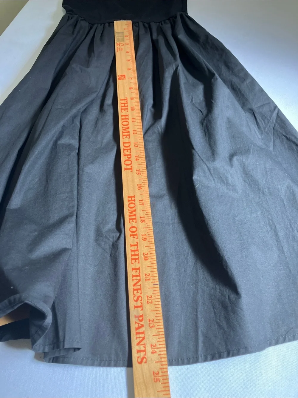 Girls Black Casual Maxi Dress with White Trim